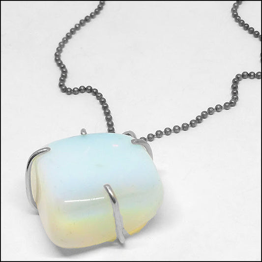 Moonstone Pendant for Ron , Necklace - No Roses Custom, No Roses Jewelry Artisan Jewelry Los Angeles - 1