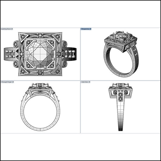 Diamond Engagement Ring for Renee and Tom Secondary