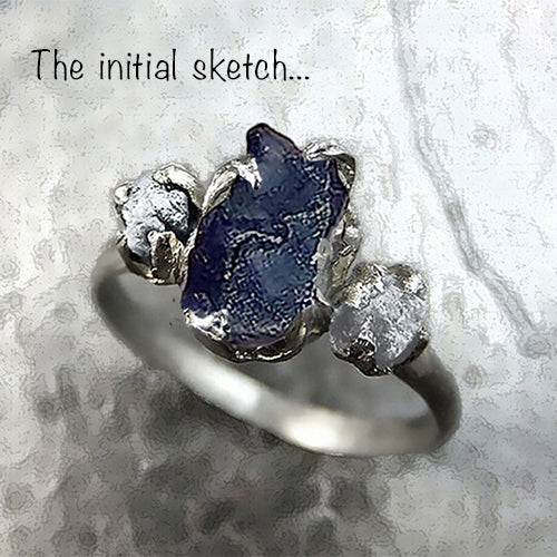 Custom Engagement Ring for Traci and Chip Secondary