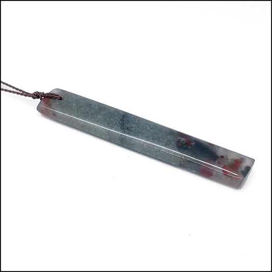 African Blood Jasper Gemstone Pendant Secondary