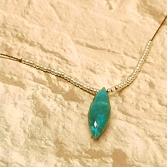 Chrysocolla Dew Drop Pendant Secondary
