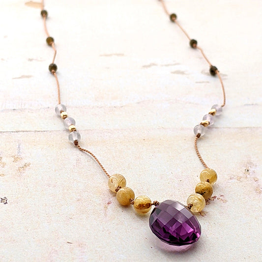 Amy's Summer Amethyst Necklace Secondary