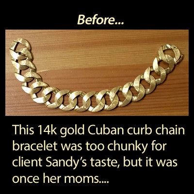 14k Gold Statement Necklace - Custom Re-Imagined Artisan Jewelry , Necklace - No Roses Custom, No Roses Jewelry Artisan Jewelry Los Angeles - 2 Secondary