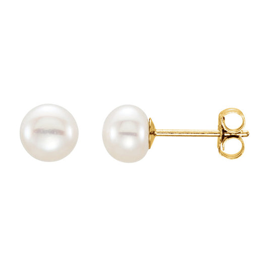 Petite Pearl Post Earrings