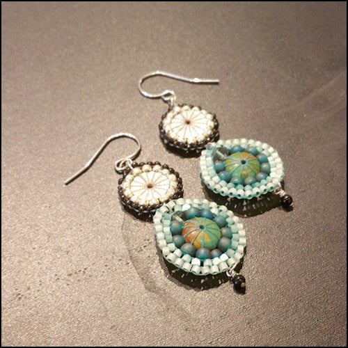 Danni Turquoise Earrings , Earrings - No Roses Metro, No Roses Jewelry Artisan Jewelry Los Angeles - 2