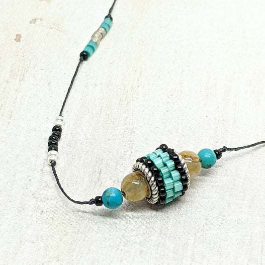 Three Graces Turquoise Necklace