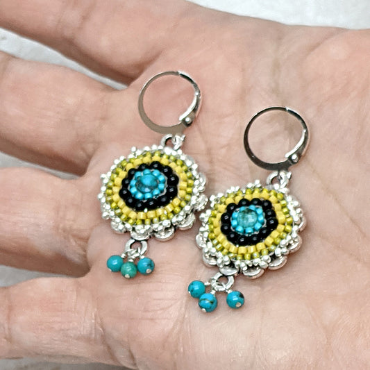 Three Graces Turquoise Earrings Secondary