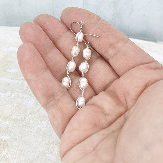 Please Please You Pearl Earrings Secondary