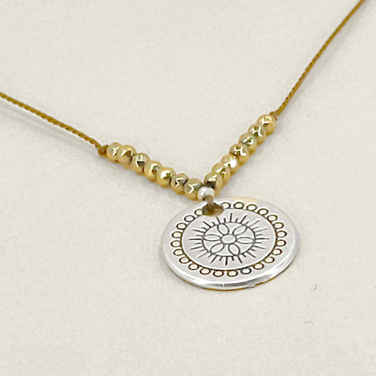 Ray of Bright Necklace, Golden Pyrite Secondary
