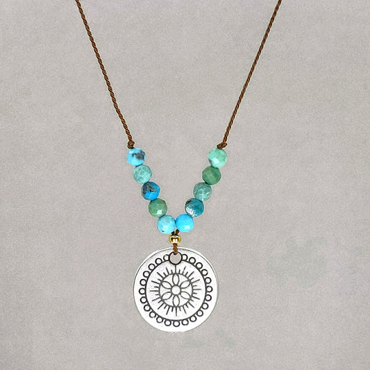 Ray of Bright Necklace, Turquoise