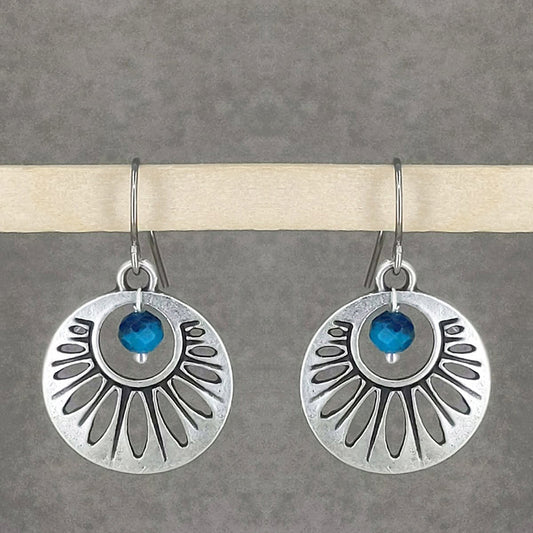 Western Blue Earrings