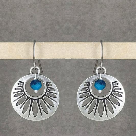 Western Blue Earrings