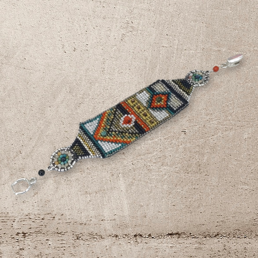 Red Door Opens Gemstone Band Bracelet