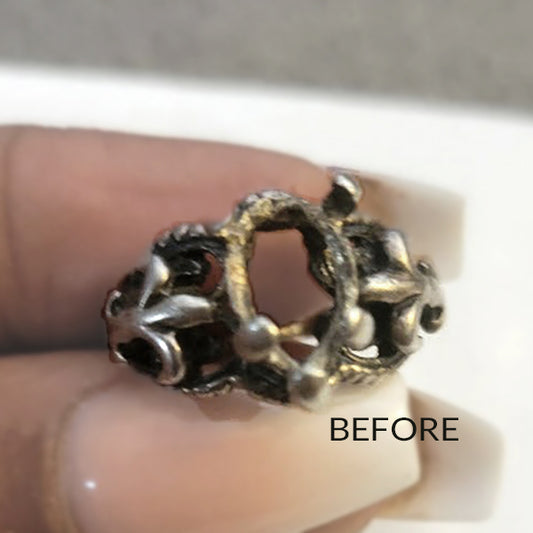 old ring mounting in need of repair Secondary